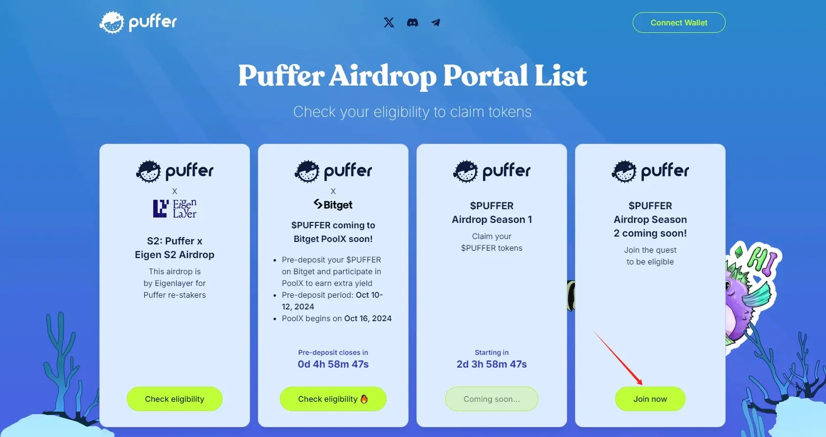 下个“大毛”？Puffer Finance 即将进行代币空投